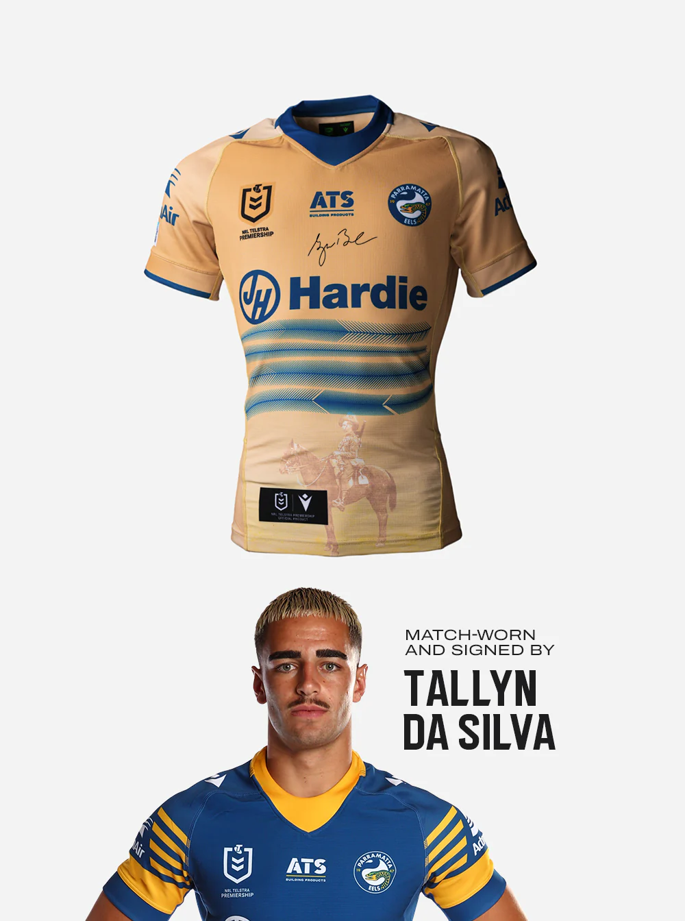 2026 ANZAC Round Jersey -  Player Worn #14 Tallyn Da Silva