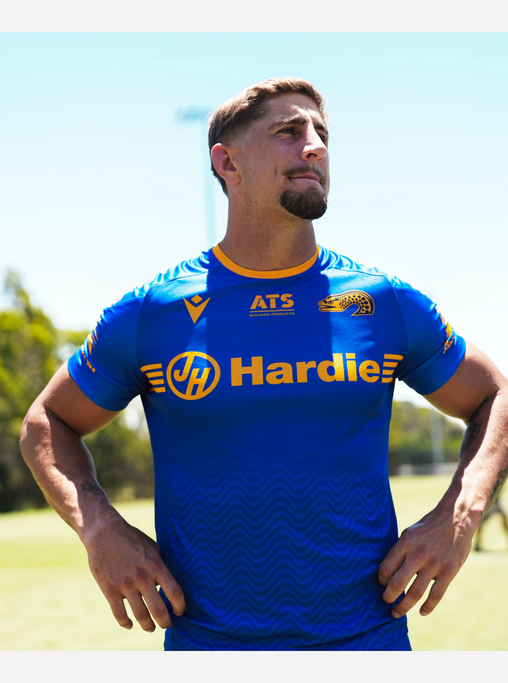 Parramatta Eels 2025 Captain's Run Shirt - Image 4