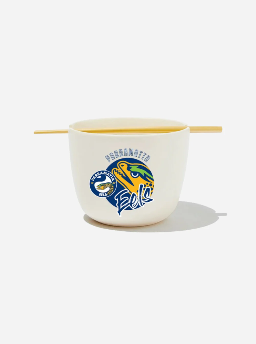 Parramatta Eels Noodle Bowl with Chopsticks