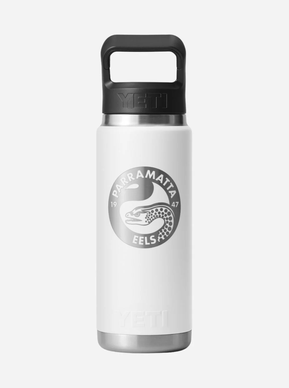 Parramatta Eels YETI Rambler 26 oz Straw Bottle - White